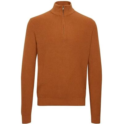 Pull 1/2 zip Blend Codford Marron XL - Publicité Pull 1/2 zip Blend Codford Marron XL - Publicité