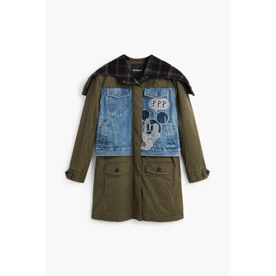 Parka femme Desigual Mickey Vert S - Publicité Parka femme Desigual Mickey Vert S - Publicité