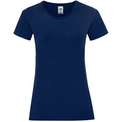 T-shirt femme Fruit of the Loom Iconic 150 T Bleu XL - Publicité T-shirt femme Fruit of the Loom Iconic 150 T Bleu XL - Publicité