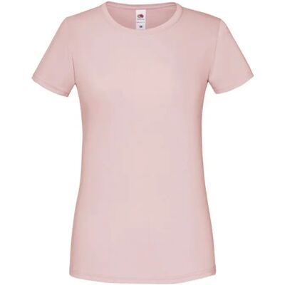 T-shirt femme Fruit of the Loom Iconic 150 T Rose XL - Publicité T-shirt femme Fruit of the Loom Iconic 150 T Rose XL - Publicité