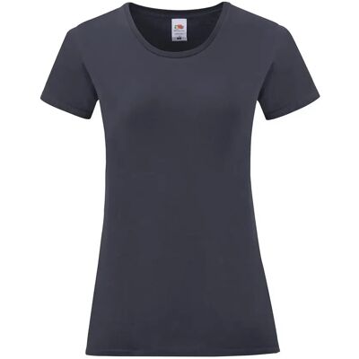 T-shirt femme Fruit of the Loom Iconic 150 Bleu XL - Publicité T-shirt femme Fruit of the Loom Iconic 150 Bleu XL - Publicité