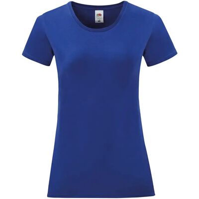 T-shirt femme Fruit of the Loom Iconic 150 Bleu XL - Publicité T-shirt femme Fruit of the Loom Iconic 150 Bleu XL - Publicité