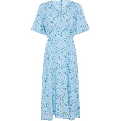 Robe femme Ichi IHVera Dr42 Bleu 40 - Publicité Robe femme Ichi IHVera Dr42 Bleu 40 - Publicité
