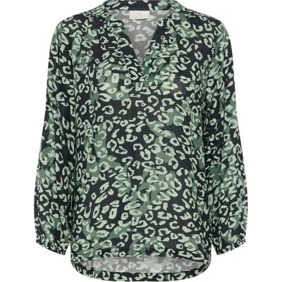 Blouse manches longues femme KAFFE Janne Vert 38 - Publicité Blouse manches longues femme KAFFE Janne Vert 38 - Publicité