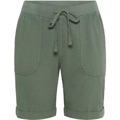 Short femme KAFFE Curve Nana Vert 42 - Publicité Short femme KAFFE Curve Nana Vert 42 - Publicité