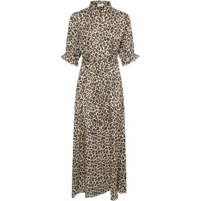 Robe chemise femme KAFFE Velana Beige 44 - Publicité Robe chemise femme KAFFE Velana Beige 44 - Publicité
