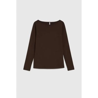 T-shirt manches longues femme Moodo Z-TS-4803 Marron M - Publicité T-shirt manches longues femme Moodo Z-TS-4803 Marron M - Publicité