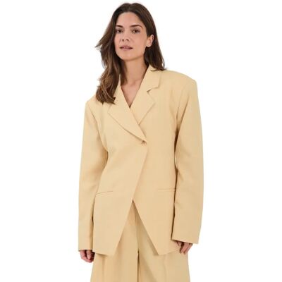 Blazer femme Norr Alli Jaune 44 - Publicité Blazer femme Norr Alli Jaune 44 - Publicité