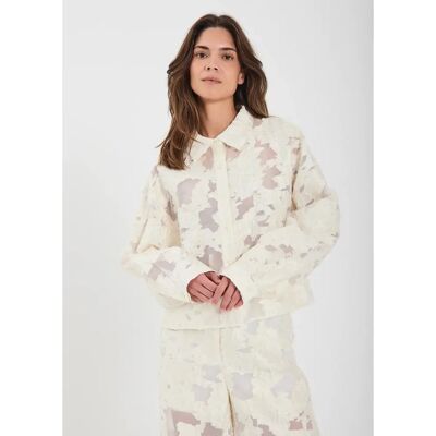 Blouse manches longues femme Norr Burna Beige 36 - Publicité Blouse manches longues femme Norr Burna Beige 36 - Publicité
