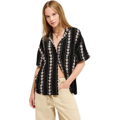 Chemise femme Roxy Crazy Vahini Noir XL - Publicité Chemise femme Roxy Crazy Vahini Noir XL - Publicité