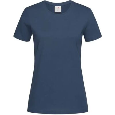 Stedman Classics Modèle Marine - T-shirt Classique pour Femmes - Publicité Stedman Classics Modèle Marine - T-shirt Classique pour Femmes - Publicité