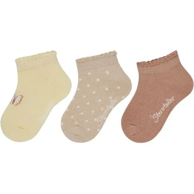 Chaussettes fille Sterntaler Papillon (x3) Blanc 31/34 - Publicité Chaussettes fille Sterntaler Papillon (x3) Blanc 31/34 - Publicité