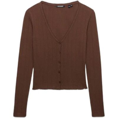 Cardigan femme Superdry Athletic Essential Marron XS - Publicité Cardigan femme Superdry Athletic Essential Marron XS - Publicité