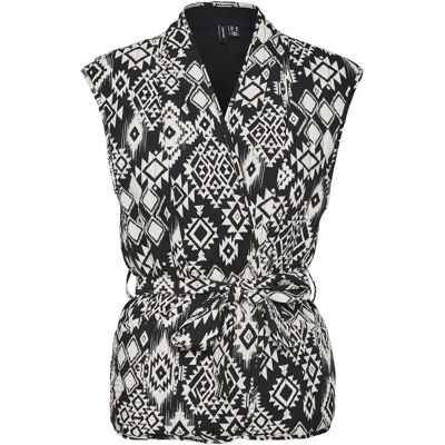 Blouse femme Vero Moda Gema Gabi Noir S - Publicité Blouse femme Vero Moda Gema Gabi Noir S - Publicité