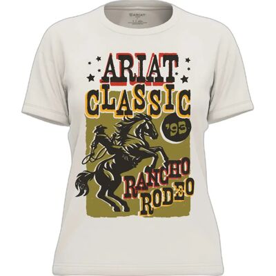 T-shirt femme Ariat Classic Rodeo Blanc S - Publicité T-shirt femme Ariat Classic Rodeo Blanc S - Publicité