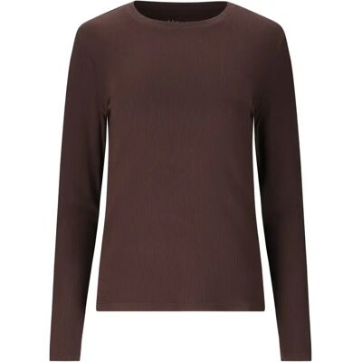 T-shirt manches longues femme Athlecia Tinashe V2 Marron 38 - Publicité T-shirt manches longues femme Athlecia Tinashe V2 Marron 38 - Publicité