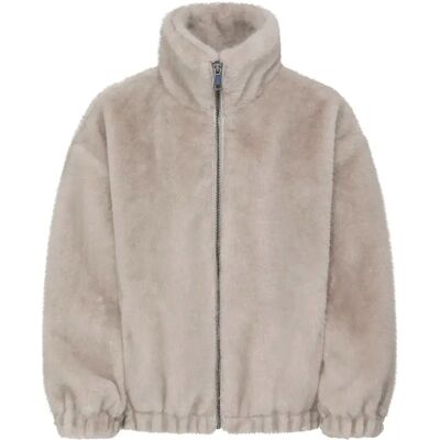 Veste en fausse fourrure femme b.young BYCornilla Beige 40 - Publicité Veste en fausse fourrure femme b.young BYCornilla Beige 40 - Publicité