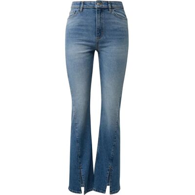 Jeans Bootcut & Flare fente cinq poches taille haute femme COMMA Bleu 44 - Publicité Jeans Bootcut & Flare fente cinq poches taille haute femme COMMA Bleu 44 - Publicité