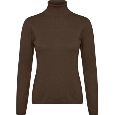 Pull col roulé femme CULTURE Annemarie Marron S - Publicité Pull col roulé femme CULTURE Annemarie Marron S - Publicité