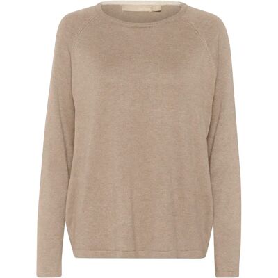 Pullover femme CULTURE Annemarie Solid Marron M - Publicité Pullover femme CULTURE Annemarie Solid Marron M - Publicité
