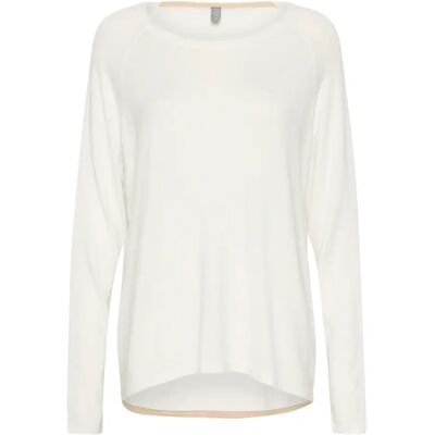 Pullover femme CULTURE Annemarie Solid Blanc XL - Publicité Pullover femme CULTURE Annemarie Solid Blanc XL - Publicité