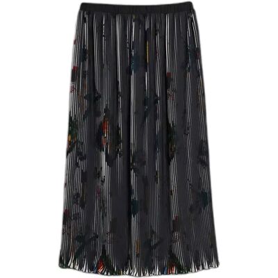Jupe femme Desigual Plis Noir L - Publicité Jupe femme Desigual Plis Noir L - Publicité