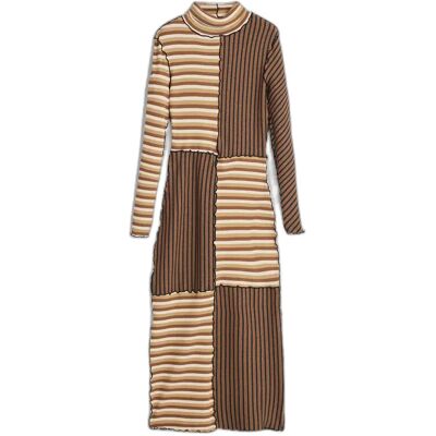 Robe pull femme Desigual Aviemore Marron S - Publicité Robe pull femme Desigual Aviemore Marron S - Publicité