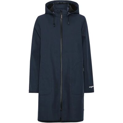 Manteau imperméable softshell femme Ilse Jacobsen Hornbæk Bleu 38 - Publicité Manteau imperméable softshell femme Ilse Jacobsen Hornbæk Bleu 38 - Publicité