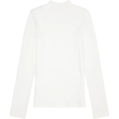 Pull col montant femme KnowledgeCotton Apparel Blanc XL - Publicité Pull col montant femme KnowledgeCotton Apparel Blanc XL - Publicité