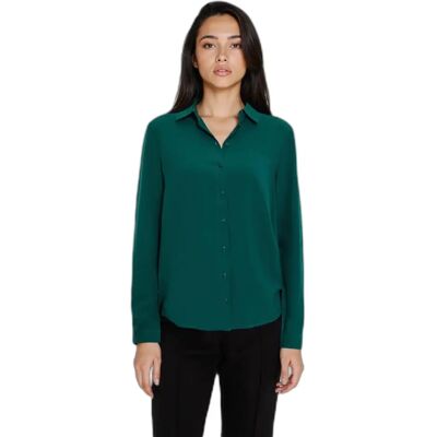 Chemise manches longues femme Moodo Z-KO-4822 Vert M - Publicité Chemise manches longues femme Moodo Z-KO-4822 Vert M - Publicité