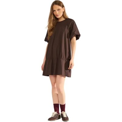 Robe courte femme Nümph Nutabitha Marron 44 - Publicité Robe courte femme Nümph Nutabitha Marron 44 - Publicité