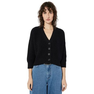 Cardigan femme Rita Row Sclater Noir S - Publicité Cardigan femme Rita Row Sclater Noir S - Publicité