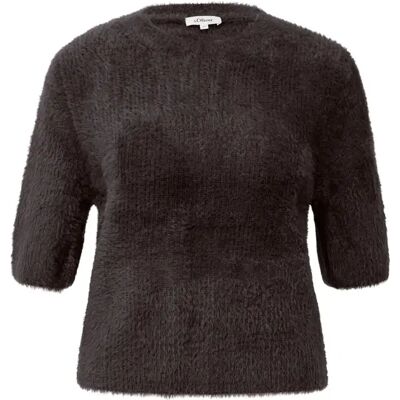 Pull en maille à col rond coupe droite bitter femme s.Oliver Marron 42 - Publicité Pull en maille à col rond coupe droite bitter femme s.Oliver Marron 42 - Publicité