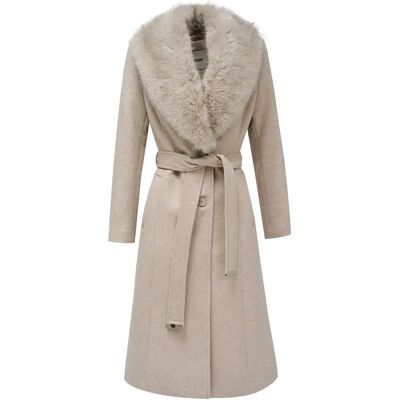 Manteau en laine femme Salsa Jeans Grace Beige S - Publicité Manteau en laine femme Salsa Jeans Grace Beige S - Publicité