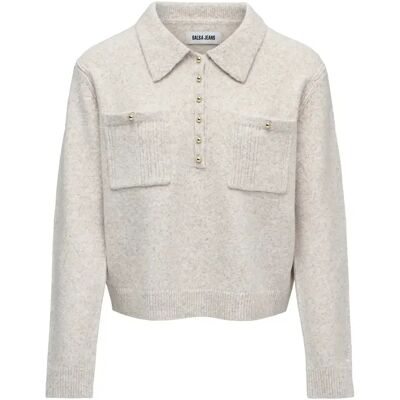 Pull en maille femme Salsa Jeans Beige XL - Publicité Pull en maille femme Salsa Jeans Beige XL - Publicité