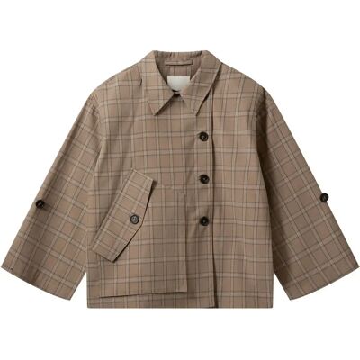 Veste courte à carreaux femme Sofie Schnoor AGATHASW Marron 40 - Publicité Veste courte à carreaux femme Sofie Schnoor AGATHASW Marron 40 - Publicité