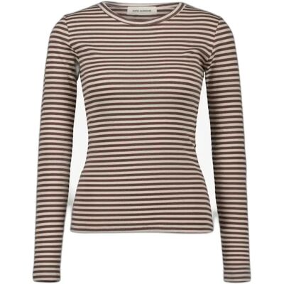 T-shirt manches longues à rayures femme Sofie Schnoor Petriciasw Marron XL - Publicité T-shirt manches longues à rayures femme Sofie Schnoor Petriciasw Marron XL - Publicité