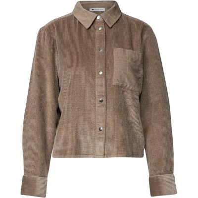Chemise manches longues femme Street One LTD QR Courduroy Mix Beige 36 - Publicité Chemise manches longues femme Street One LTD QR Courduroy Mix Beige 36 - Publicité