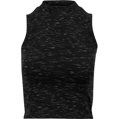 Urban Classics Crop top femme Urban Classic pace top Noir XS - Publicité Urban Classics Crop top femme Urban Classic pace top Noir XS - Publicité