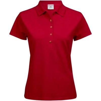 Polo femme Tee Jays Luxury Stretch Rouge S - Publicité Polo femme Tee Jays Luxury Stretch Rouge S - Publicité