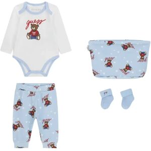 Ensemble body pantalon et chaussettes bébé Guess Bleu 0/3 mois - Publicité Ensemble body pantalon et chaussettes bébé Guess Bleu 0/3 mois - Publicité