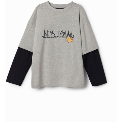 Pull enfant Desigual Axel Gris 11/12 ans - Publicité Pull enfant Desigual Axel Gris 11/12 ans - Publicité