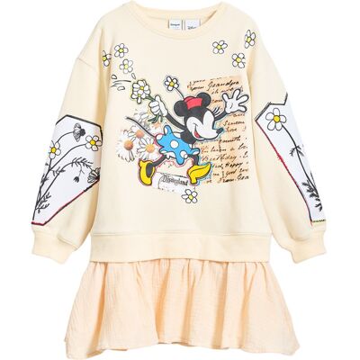 Robe t-shirt fille Desigual Minnie Beige 11/12 ans - Publicité Robe t-shirt fille Desigual Minnie Beige 11/12 ans - Publicité