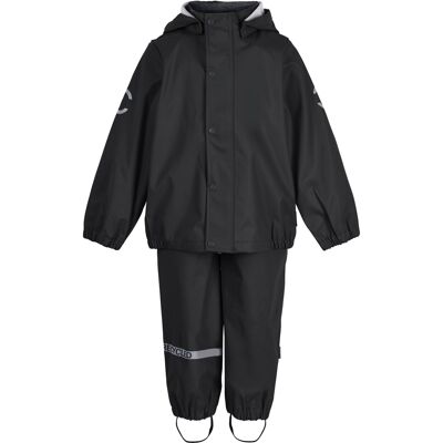 Ensemble de pluie recyclé enfant Mikk-Line PU Susp Noir 5 ans - Publicité Ensemble de pluie recyclé enfant Mikk-Line PU Susp Noir 5 ans - Publicité