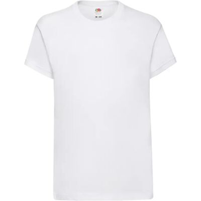 T-shirt enfant Fruit of the Loom Original Blanc 3/4 ans - Publicité T-shirt enfant Fruit of the Loom Original Blanc 3/4 ans - Publicité