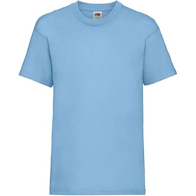 T-shirt bébé Fruit of the Loom Valueweight Bleu 1/2 ans - Publicité T-shirt bébé Fruit of the Loom Valueweight Bleu 1/2 ans - Publicité