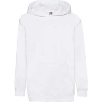 Sweatshirt à capuche enfant Fruit of the Loom Classic Blanc 9/11 ans - Publicité Sweatshirt à capuche enfant Fruit of the Loom Classic Blanc 9/11 ans - Publicité