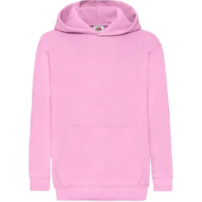 Sweatshirt à capuche enfant Fruit of the Loom Classic Rose 5/6 ans - Publicité Sweatshirt à capuche enfant Fruit of the Loom Classic Rose 5/6 ans - Publicité
