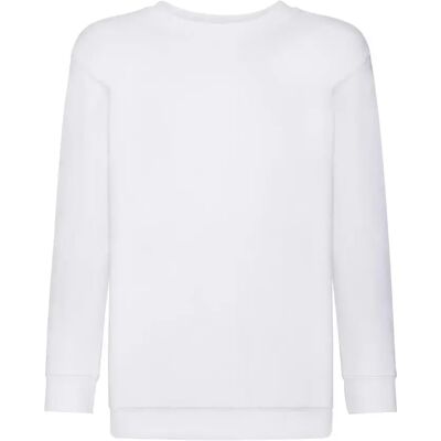 Sweatshirt enfant Fruit of the Loom Classic Blanc 3/4 ans - Publicité Sweatshirt enfant Fruit of the Loom Classic Blanc 3/4 ans - Publicité