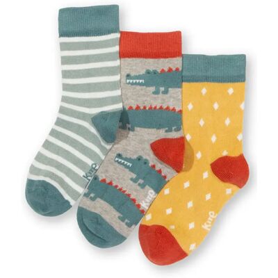 Chaussettes bébé Kite Captain Croc (x3) Multicolore 9/12 mois - Publicité Chaussettes bébé Kite Captain Croc (x3) Multicolore 9/12 mois - Publicité